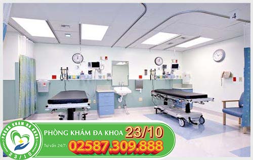 Cơ sở vật chất hiện đại tại phòng khám phụ khoa 23/10