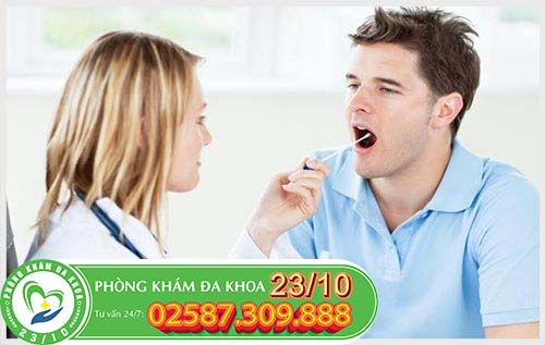 Khám và hỗ trợ điều trị nấm miệng tại phòng khám 23/10 Khám và hỗ trợ điều trị nấm miệng tại phòng khám 23/10