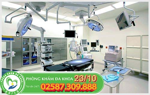 Trang thiết bị hiện đại giúp phòng khám chữa bệnh tiểu lắt nhắt hiệu quả