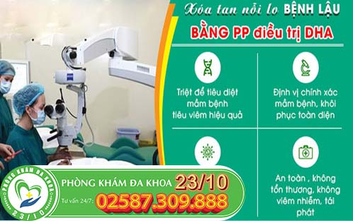 Áp dụng phương pháp DHA trong việc hỗ trợ điều trị bệnh lậu
