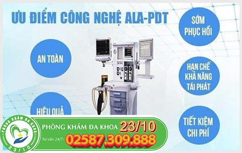 hỗ trợ điều trị sùi mào gà bằng phương pháp ALA-PDT hỗ trợ điều trị sùi mào gà bằng phương pháp ALA-PDT